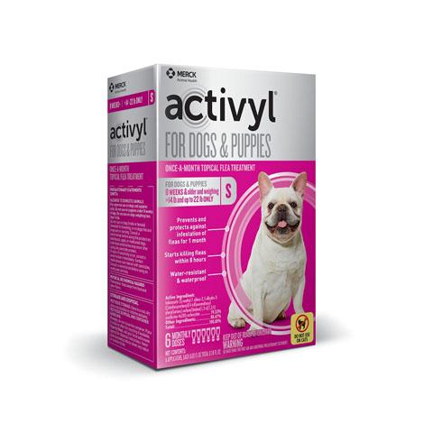RX Activyl for Dogs Puppies 14 22 lbs 6 Treatments