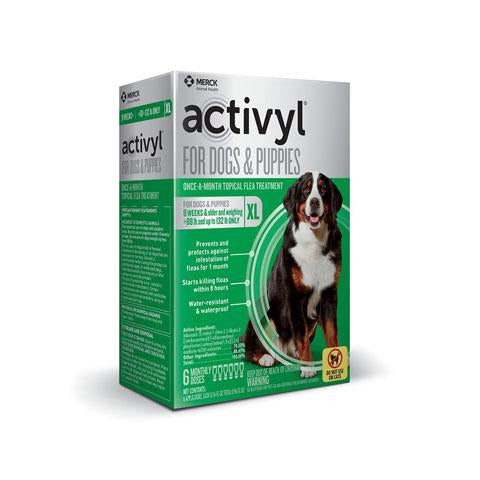 Activyl for Dogs Puppies 88-132 lbs, Treatments –