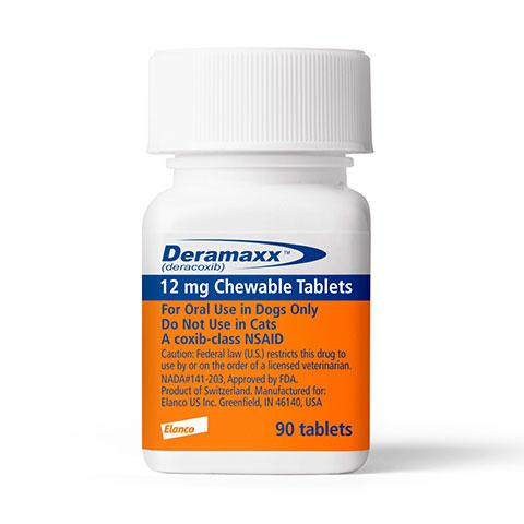 Deramaxx Chewable Tablets (90 count) for Dogs - 12mg