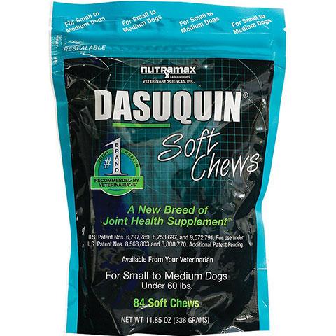 Nutramax Dasuquin Soft Chews Joint Health Small/Medium Dog Supplement, 84 count