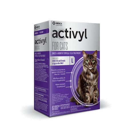 RX - Activyl for Cats Over 9 lbs, 6 Treatments