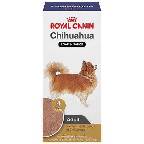 Royal Canin Breed Health Nutrition Chihuahua Loaf In Sauce Dog Food Multipack, 3 oz, Case Of 4