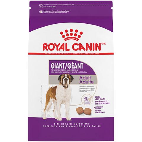Royal Canin Size Health Nutrition Giant Adult Dry Dog Food, 35 lb Bag