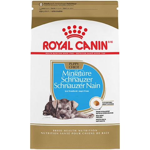 Royal Canin Breed Health Nutrition Miniature Schnauzer Puppy Dry Dog Food, 2.5 lb Bag