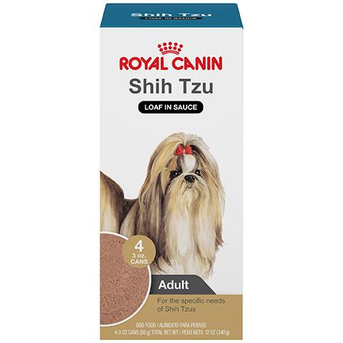 Royal Canin Breed Health Nutrition Shih Tzu Loaf In Sauce Food For Dogs, 3 oz, Pack Of 4