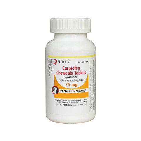 Carprofen 75mg for Dogs 30 Chewable Tablets
