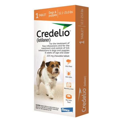 RX - Credelio (lotilaner) for Dogs 12.1 to 25.0 lbs - 1 Tablet