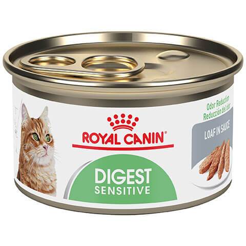 Royal Canin Feline Care Nutrition Digest Sensitive Loaf In Sauce Canned Cat Food