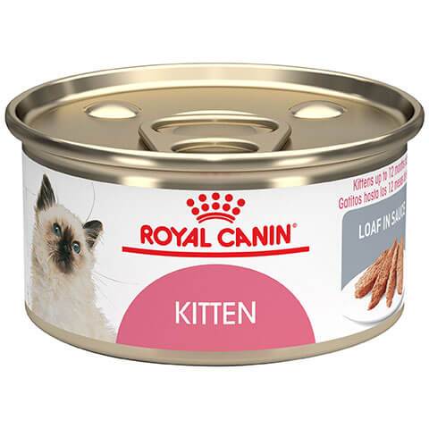 Royal Canin Feline Health Nutrition Kitten Loaf In Sauce Canned Cat Food