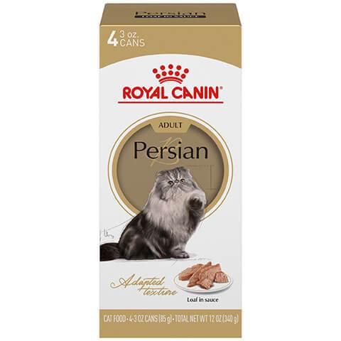 Royal Canin Feline Breed Nutrition Persian Adult Loaf In Sauce Canned Cat Food, 3 oz, Pack of 4