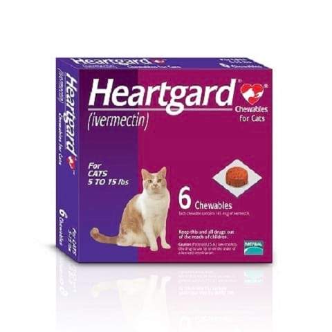 RX - Heartgard Chewables for Cats 5-15 lbs