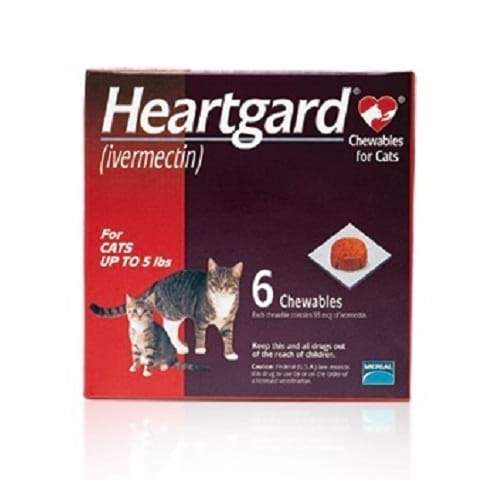 RX - Heartgard Chewables for Cats up to 5 lbs