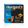 RX - Heartgard Plus Chewable Tablets for Dogs, up to 25 lbs - 6 Treatments