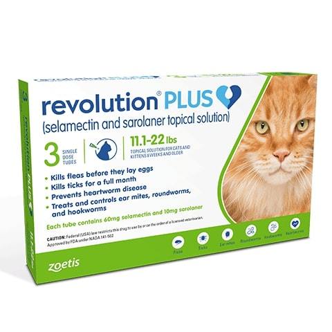 RX Revolution Plus for Cats (3 single dose tubes) – ValuePetMeds.com