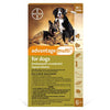 Advantage Multi Topical Solution for Dogs, 88.1 -110 lbs, 6 treatments