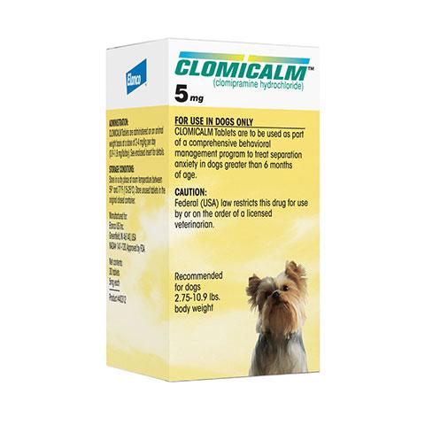 RX - Clomicalm Tablets for Dogs, 30 Count - 5 mg