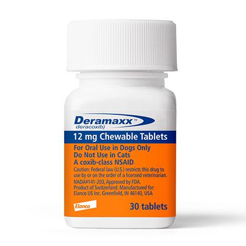 Deramaxx Chewable Tablets (30 count) for Dogs - 12mg