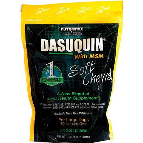 Nutramax Dasuquin with MSM Soft Chews Joint Health Large Dog Supplement 84 Count